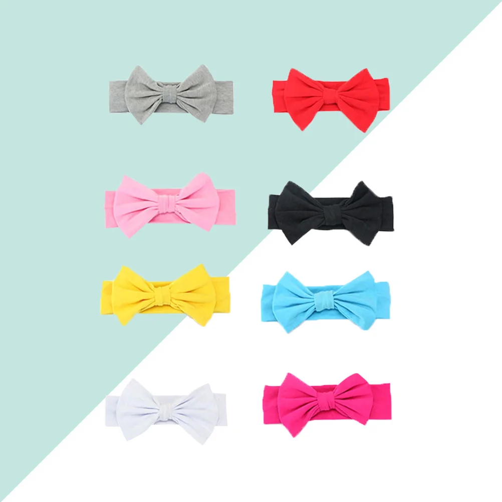 

8 Pcs Baby Headwear Hair Ribbons Durable Accessories for Parties Holidays Photo Shoot Daily Use Hair Bow Headb s