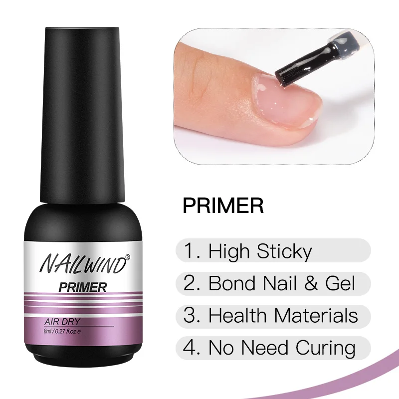 8ML Base Nowipe Top Coat For Gel Nail UV Gel Polish Semi Permanent Soak Off UV LED Nail Art Manicure Nail Varnish