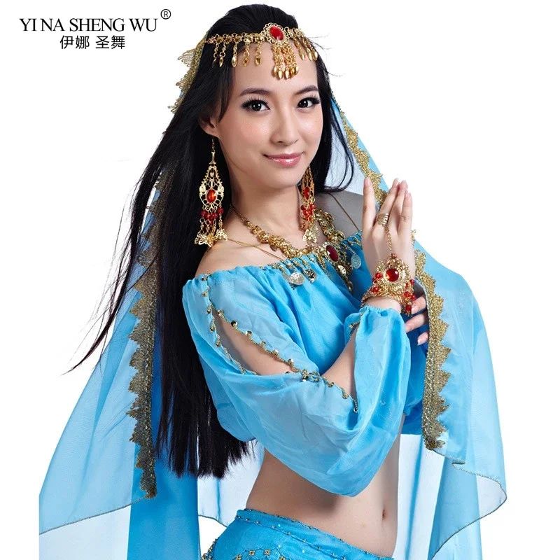 Belly เต้นรํา Dancewear Top Bra Lady ผู้หญิงเซ็กซี่ Belly Dance Tops เลื่อมอุปกรณ์เสริม off-the-shoulder bellydance เครื่องแต่งกาย Tops