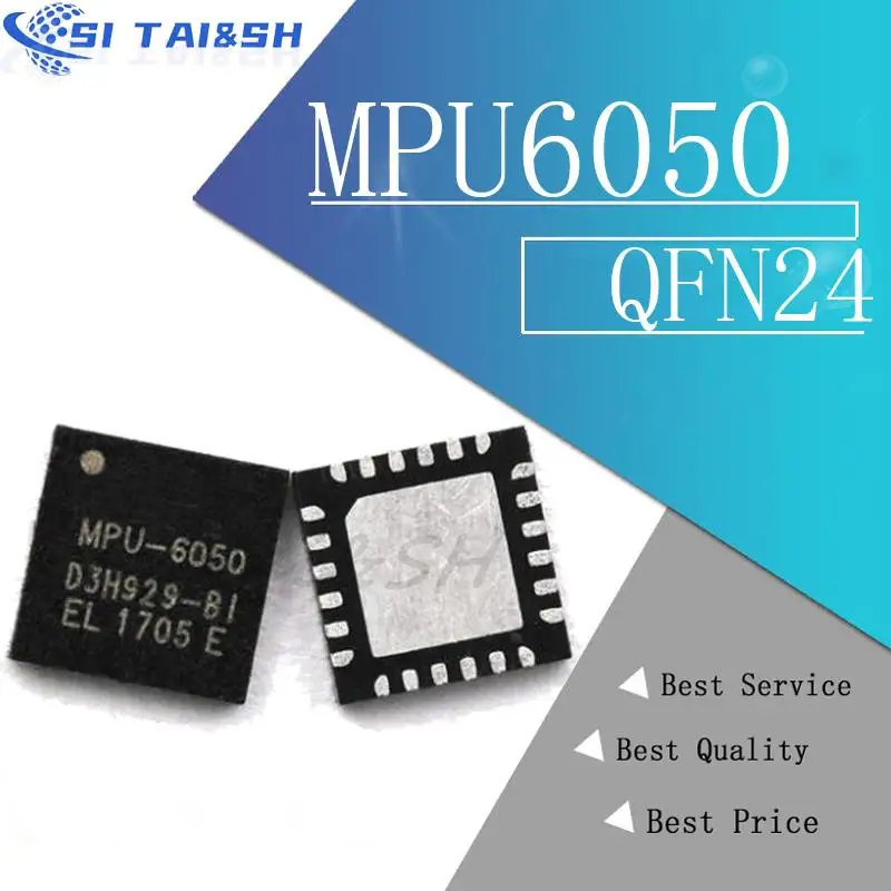 2pcs  MPU-6050 MPU6050  MPU-6050ES MPU-6050C QFN24