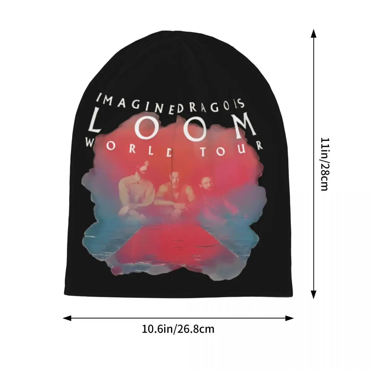 Loom Tour 2024 New Album Bonnet Hat Vintage Outdoor Imagine Dragons Band Skullies Beanies Hats Men Women Warm Multifunction Cap