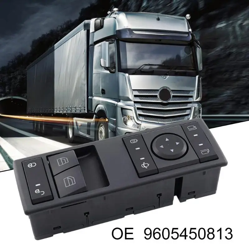 Panel Casement Mirror Electric Switch A9605450813: For Actros MP4 Truck Car Accessories