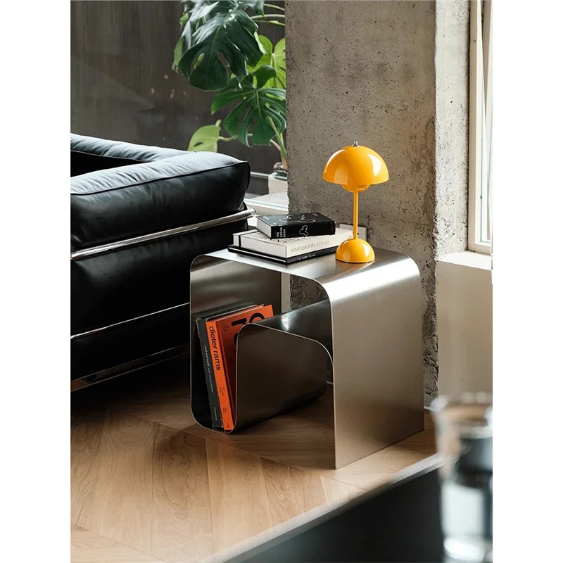 living room side sofa side coffee table light luxury bedroom bedside table can be moved instead of small low table