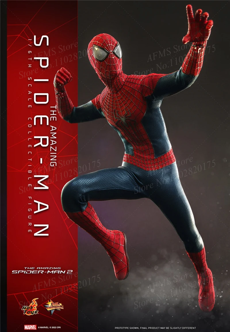 Hot Toys MMS658 Sammlerfigur im Maßstab 1:6, The Amazing Spider-Man Garfield, 12 Zoll, Herren-Soldat, Actionfigur, Modellspielzeug