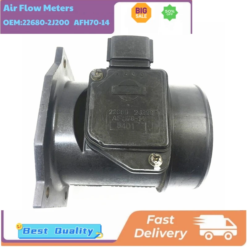 

Japan Original Mass Air Flow Meters AFH70-14 22680-2J200 AFH7014 for Nissan Pathfinder R50 96-98' Primera P11 Infiniti QX4