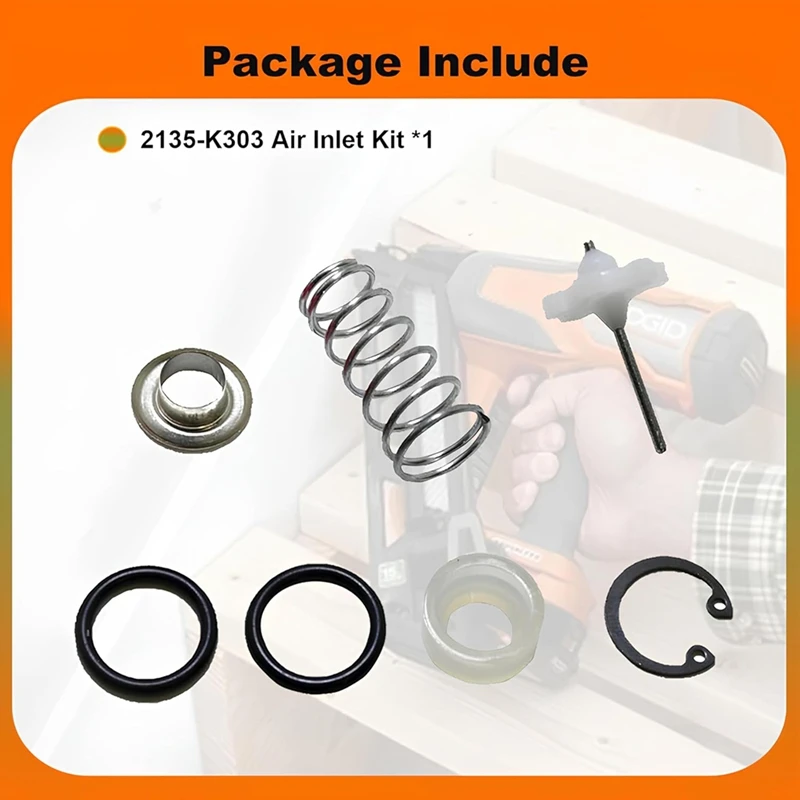 Kit saluran masuk udara ABPQ-2135-K303, cocok dengan Ingersoll Rand 2135 2131 2135Ti 2112 1/2 inci bagian pengganti kunci pas Impact