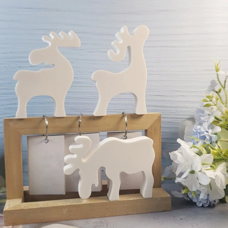 Reindeer Resin Silicone Molds for Epoxy Resin, Soap, Baking, Chocolate, Dropship