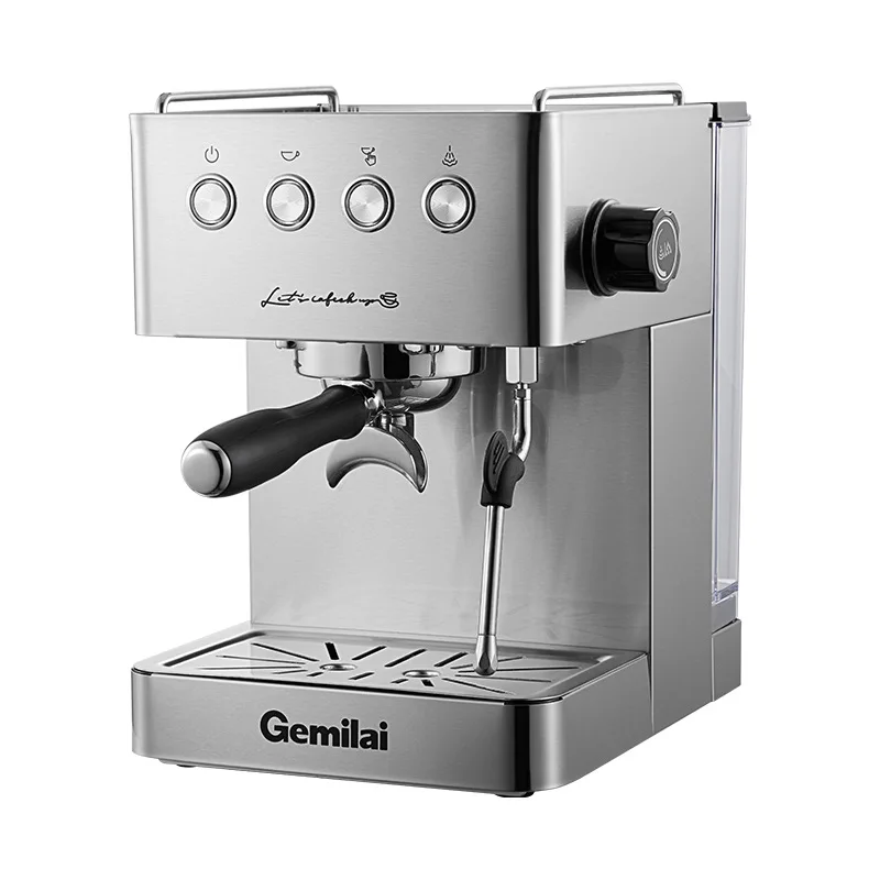 Gemile CRM3005E Electric Espresso Machine Italian Semi-Automatic Pump Pressure Small Household Appliance For Cross-Border Coffee