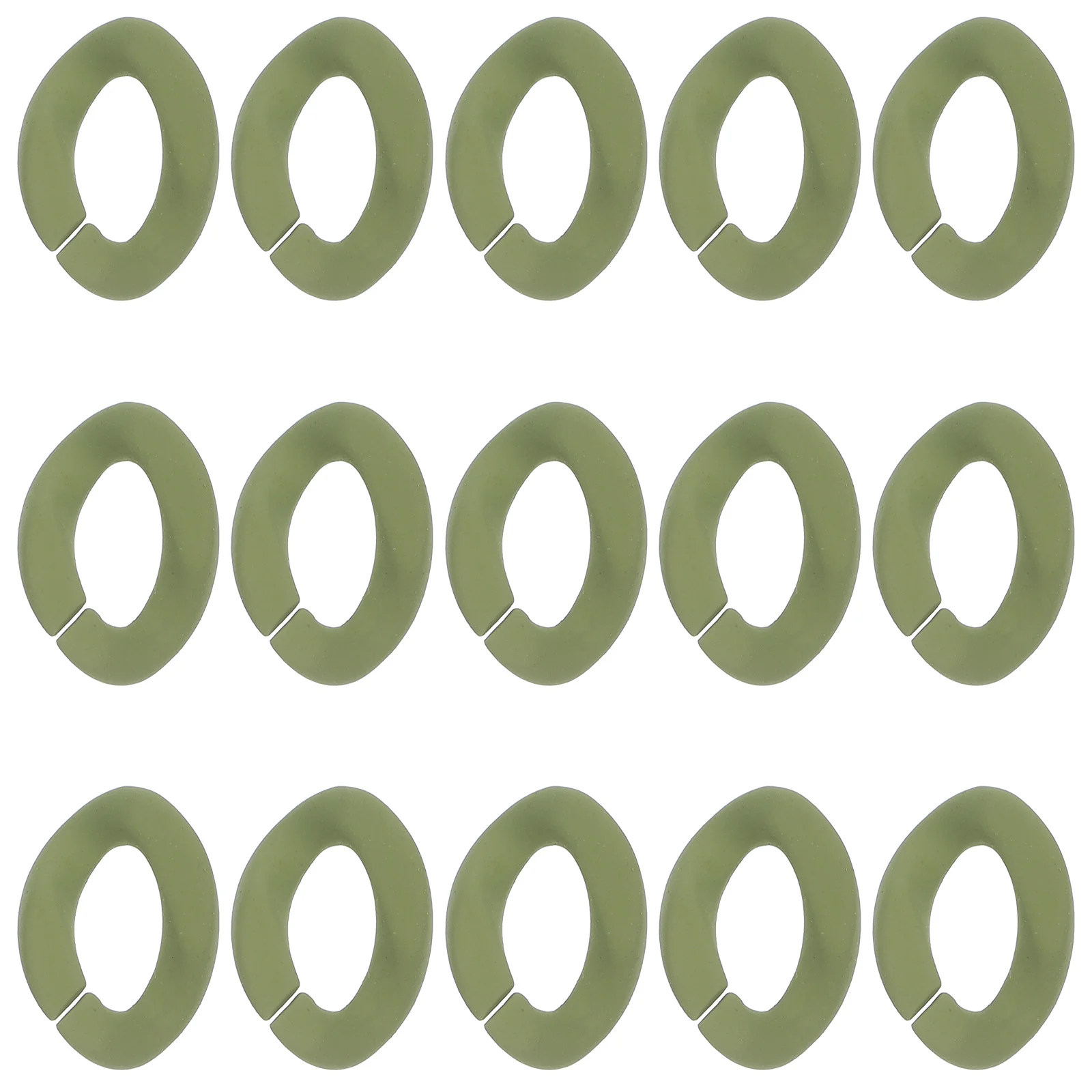 50Pcs Plastic Colorful Chains Self-Buckling Adjustable Links for DIY Necklace Bracelet Handmade Crafts Ornaments