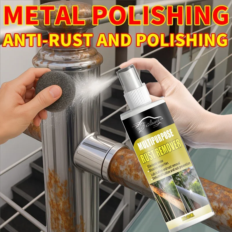 Motorcycle Rust Remover - Metal Polishing Spray - Multi-Purpose Rust Remover and Polish Restorer, Suitable for Cars and Metal