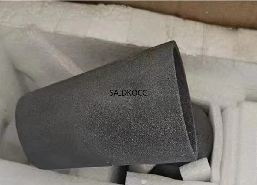 SAIDKOCC Silicon Carbide Bushing Tube High Temperature Refractory Silicon Carbide Tube