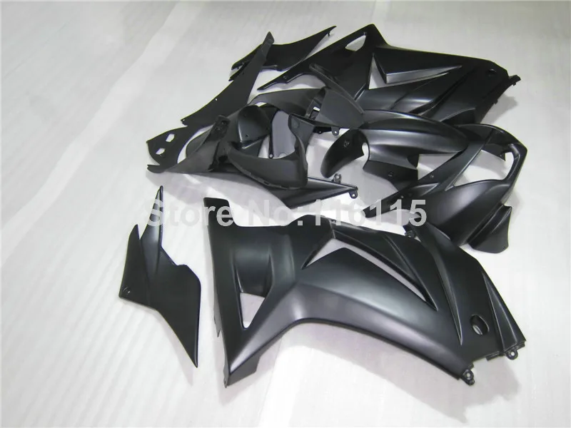 Fairings for Kawasaki Ninja 250r 2008-2014 ing EX250 08-13 14 ZX250 high quality all matte black fairing kit GD45