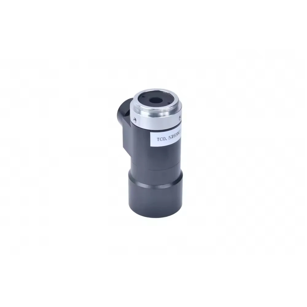 LINKSCAN 2/3 Inch Industrial Telecentric Lens 0.5X Magnification High Precision 65mm WD C-Mount Full Frame Fixed Focus