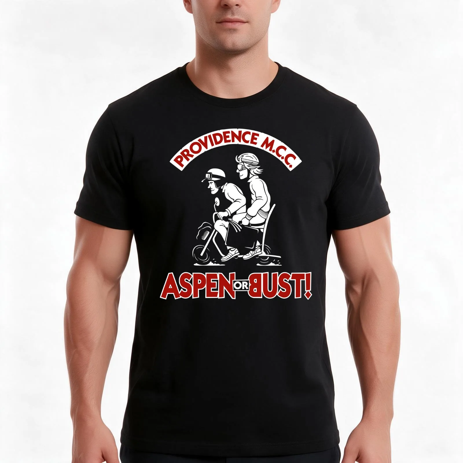 Aspen or Bust! T-Shirt Summer Casual Cotton Tee Oversized Streetwear Tops Vintage Graphic Print Loose Fit Short Sleeve