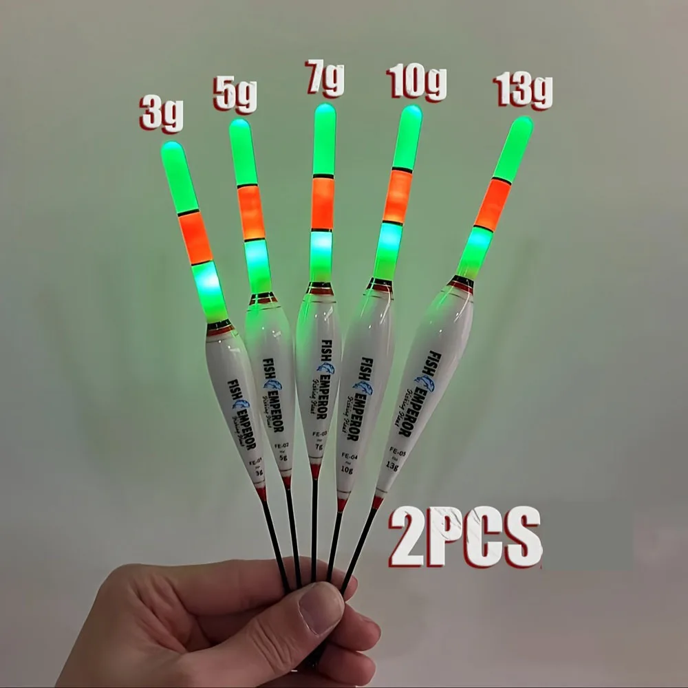 2 stücke Nacht Angeln Elektronische Float Große Auftrieb Boje Led Leucht Cr425 Sommer Leucht Angeln Getriebe Angeln Getriebe 2024 Neue – Detail 1