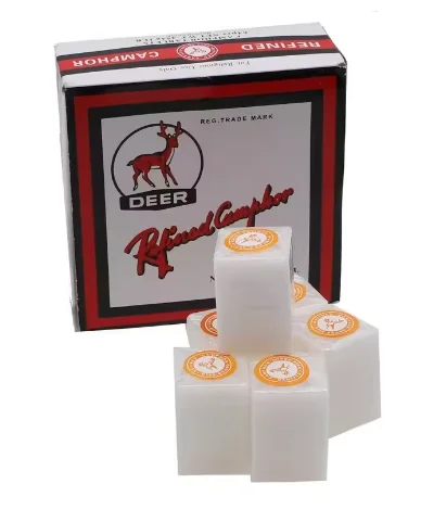 1 Box 454g 1lb Deer Brand Refined Camphor Tablets/blocks Moth Silverfish Avoid Translucent Pure Toilet Wardrobe Religious Use