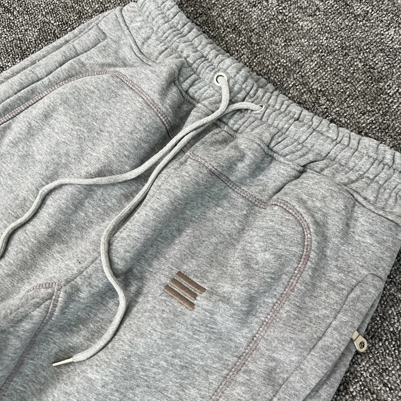 Men Women Kroen Sweatpants 2025 American Street Trend New High Quality Embroidery Elastic Waist Fleece Casual Pants view 2