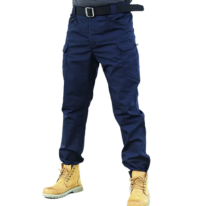 Dulset-T-shirt à manches courtes pour homme, séchage rapide, respirant, militaire, imperméable, pantalon cargo multi-poches, ensembles militaires,