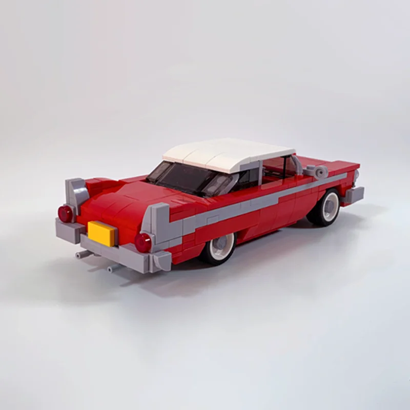 345pcs MOC Christine Plymouth Fury Model Building Blocks Home Decor Desk Display Shelf Accent Creative Tabletop Gift For Adults