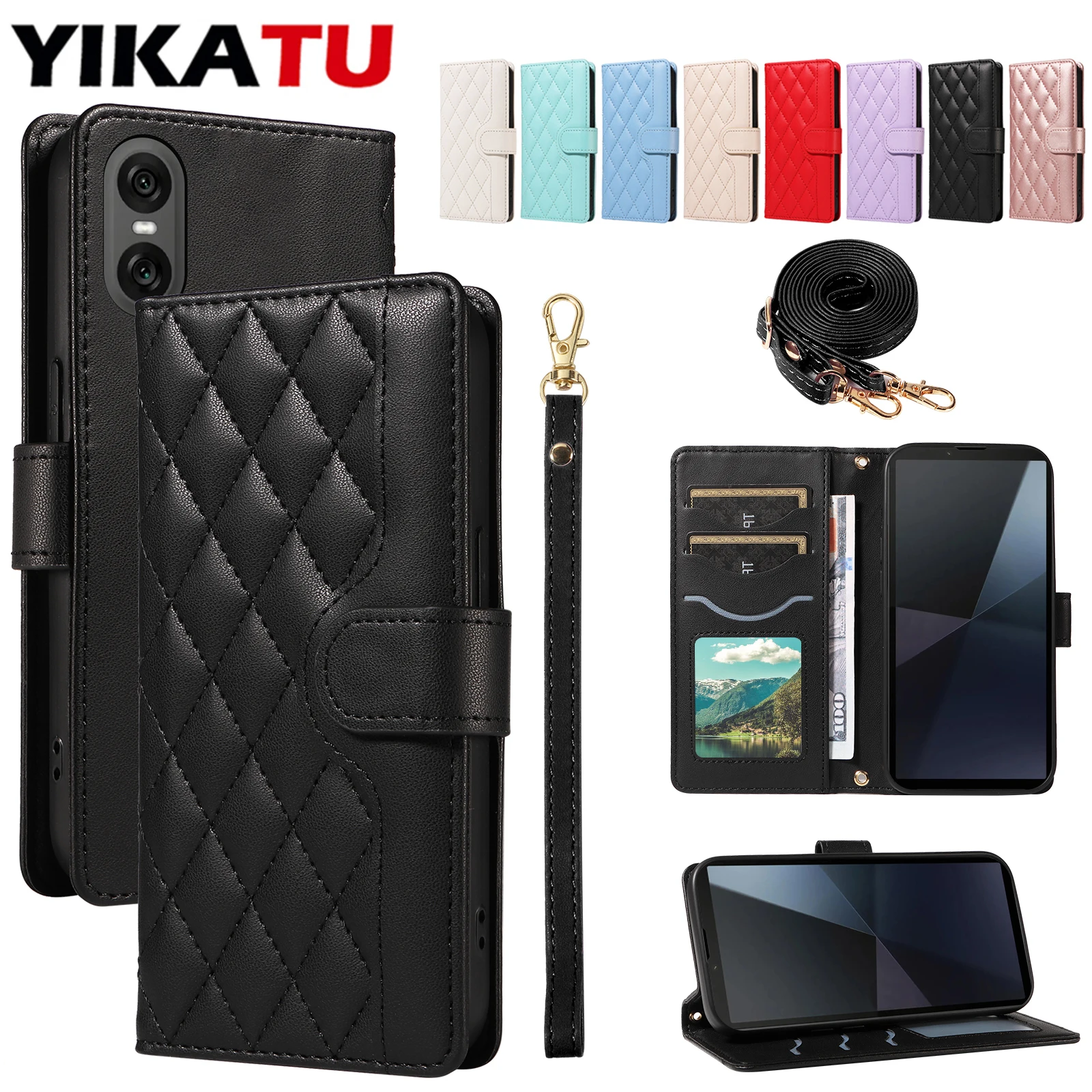 

Flip Wallet Case For Sony Xperia 10 IV / 10 V 2023 / 10 VI 2024 / 10 VII / 5 V 2023 / 5 IV / 1 VII / 1 VI 2024 / 1 V 2023 / 1 IV