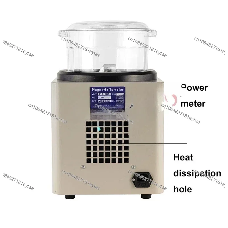 

Electric Magnetic Tumbler Polishing Machine KT185 Magnetic Jewelry Polisher 2000 RPM Adjustable Speed for Jewelry Cleaning