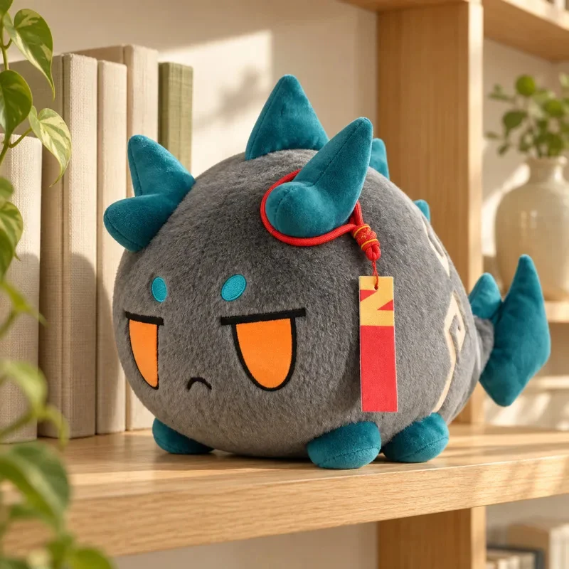 Arknights Dusk Shu Dragon Bubble Doll Lovely Chibi Dragon Stuffed Toy Cotton Character Figure Kawaii Anime Room Decoration Gift
