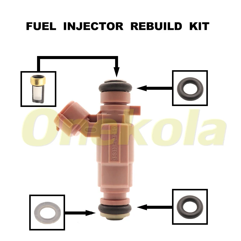 Fuel Injector Service Repair Kit Filters Orings Seals Grommets for HYUNDAI KIA OEM 35310-04090 3531004090 35310 04090