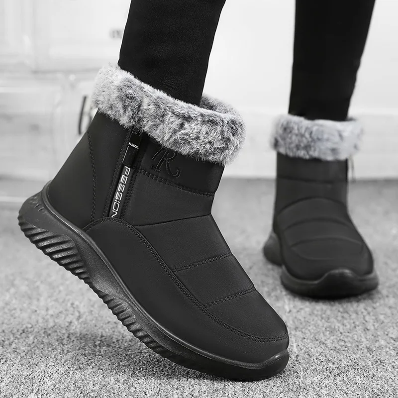 New arrival Women Casual Non-Slip Flat Shoes Female Soft Lightweight Thickening Boots Plugging Warm Comfortable Shoes For Winter