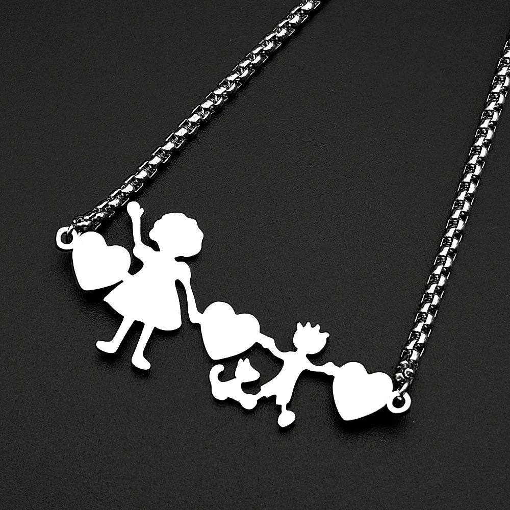 Familien-Liebe Bruder Schwester Charm-Armband Verstellbar Goldfarben Edelstahl Mama Hund Schmuck Muttertag Kindertag Geschenk – Detail 4