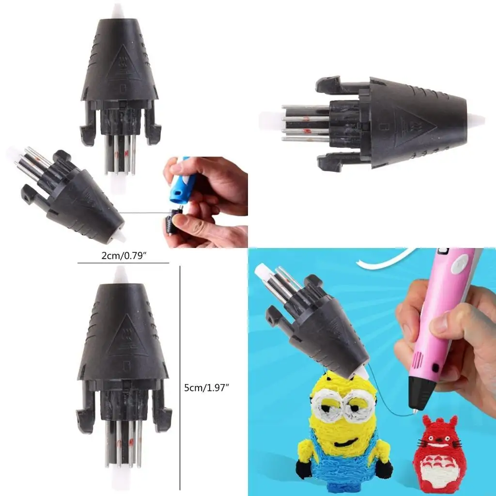 

896F Printer Pen Injector for Head Nozzle For First Generation Printing Pen Parts Black