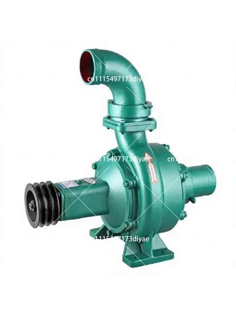 High Pressure Large Flow Double Impeller Centrifugal Pump Farmland Irrigation Diesel Engine Trailer Water Pump
