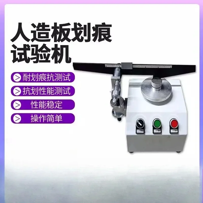 Wood-based panel scratch testing machine, sheet surface scratch resistance measuring instrument, plywood coated diamond