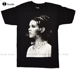 Princess Leia May The Force Be With You T-Shirt Things Design T Shirt Unisex Tee womens tshirts