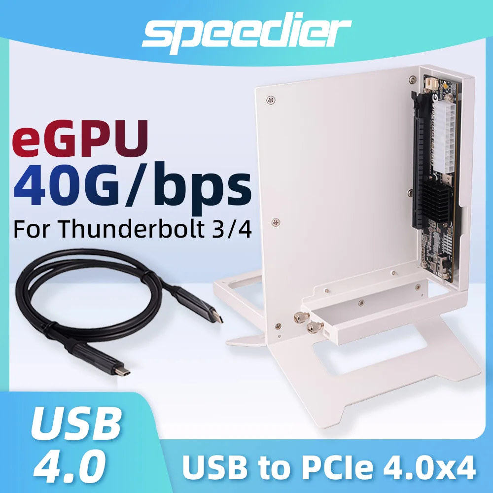 

eGPU UT4G BK7 BK8 External GPU Dock Station for Thunderbolt 4 3 USB 4 To PCIe 4.0 X16 Adapter NUC ITX STX Notebook Laptop Stand