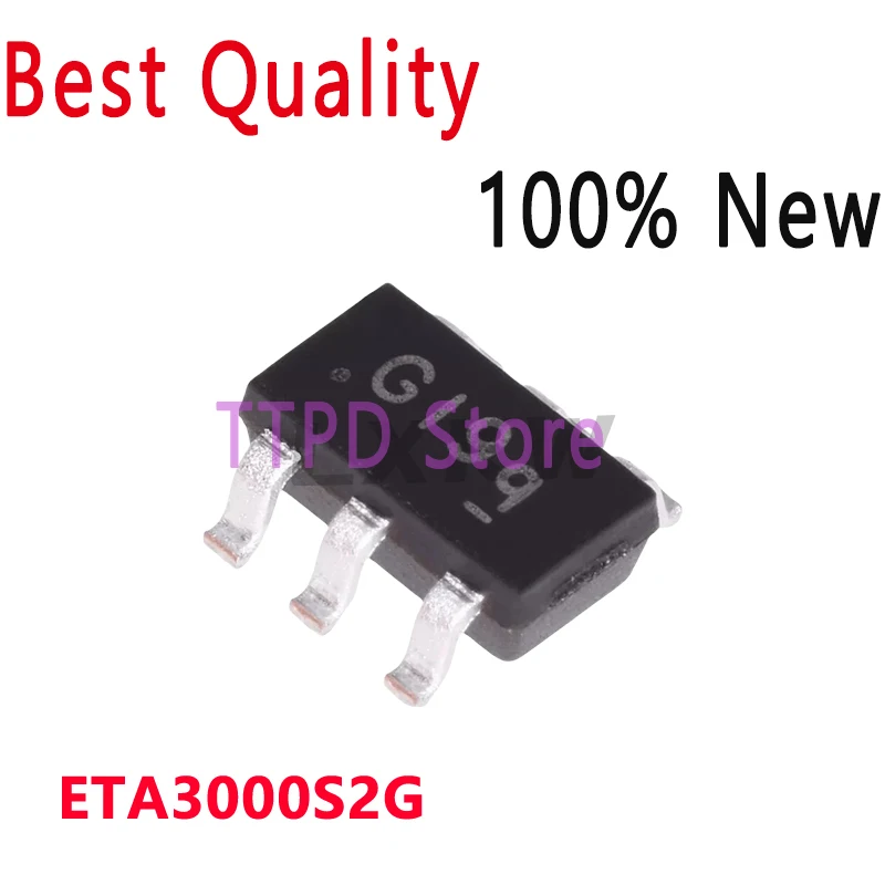 10/PCS New Original ETA3000S2G Screen Printing G1 SOT23-6 Lithium Battery Balance Chip In Stock