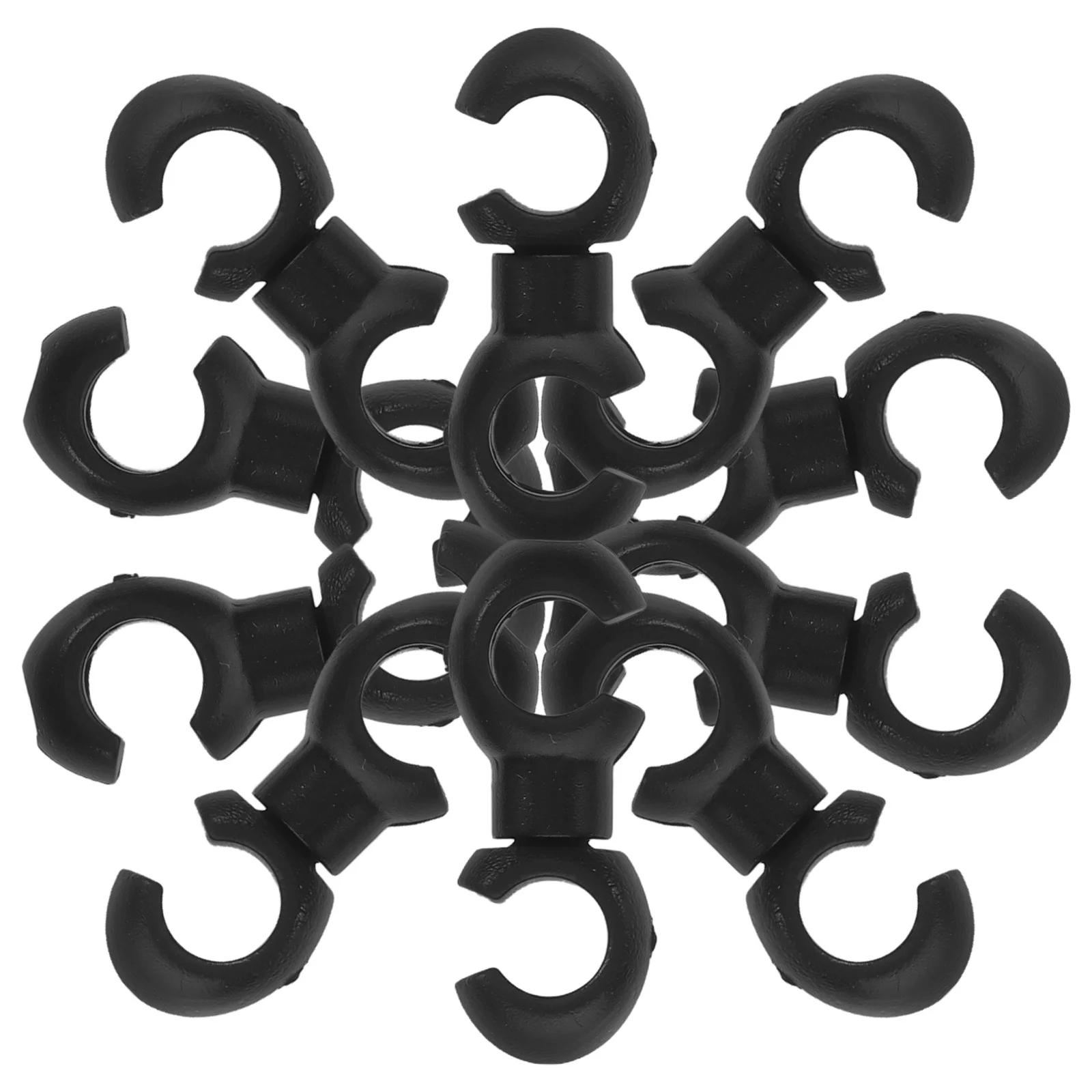 10 قطعة مشابك كابل الدراجة مركز الشماعات الدوارة للأنابيب الهيدروليكية كابلات الفرامل الطريق للطي دراجة الدراجات