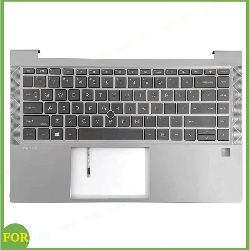 

Новая американская клавиатура для ноутбуков HP Zbook Firefly 14 G7 Firefly 14 G8 M36447-001, верхняя крышка корпуса с подсветкой клавиатуры и подставкой для рук.
