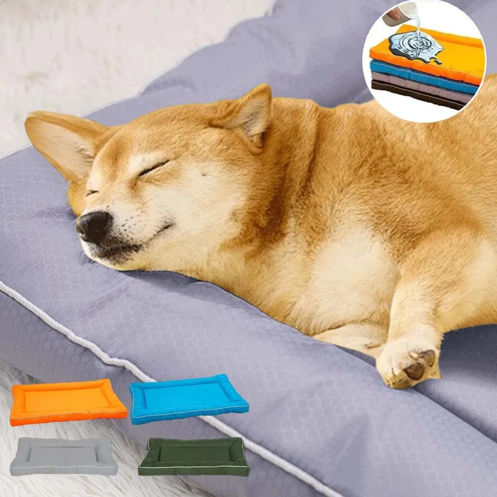 

1PC Waterproof Pet Sofa Sleeping Bed Non-slip Cat Bed House for Pets Big Space Puppy Blanket Sleeping Cushion Cama Para Cão 애견방석