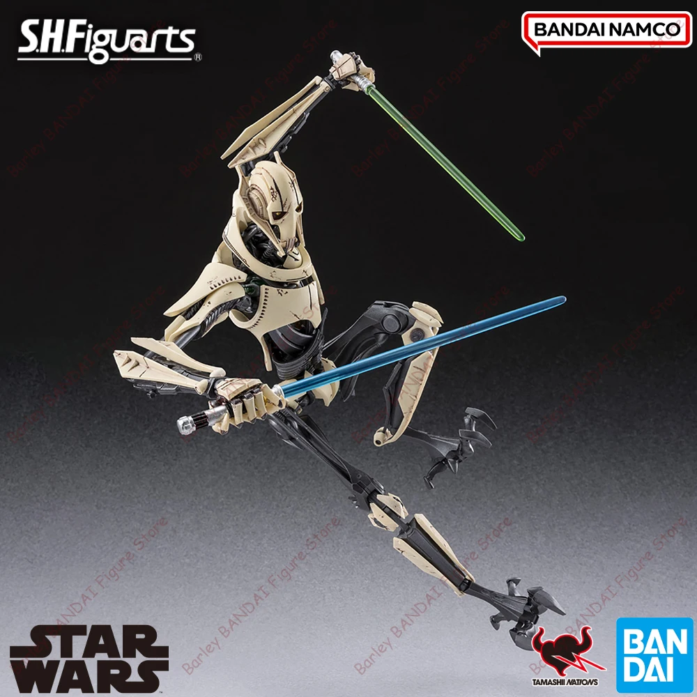 BANDAI In Stock S.H.Figuarts General Grievous (STAR WARS: Revenge of the Sith) Anime Figure Action Figurine Model Toys Gifts view 6