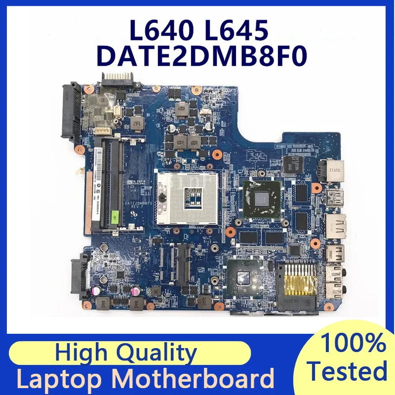 

Mainboard For Toshiba Satellite L640 L645 DATE2DMB8F0 HM55 Laptop Motherboard 216-0772000 100% Full Tested Working Well