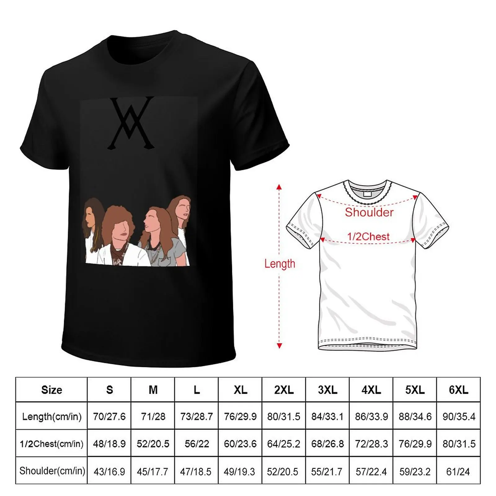 Greta Van Fleet T-Shirt cotton t-shirt plain for man package T-Shirt