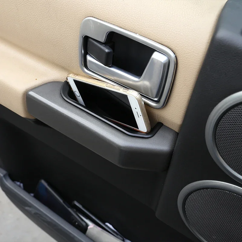 2PCS ABS Car Door Storage Box Phone Tray For Land Rover Discovery 3 LR3 2004-2009 Multipurpose Tidy Container Accessories - Image 4
