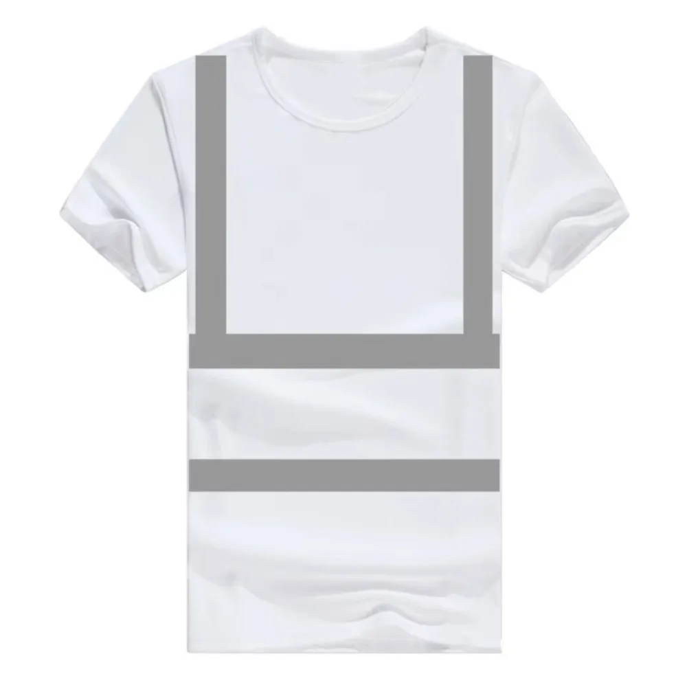 Construction site road engineering work clothes 3D Print Quick-dry Breathable Men T-shirt Outdoor Sports Short Sleeve Summer Top