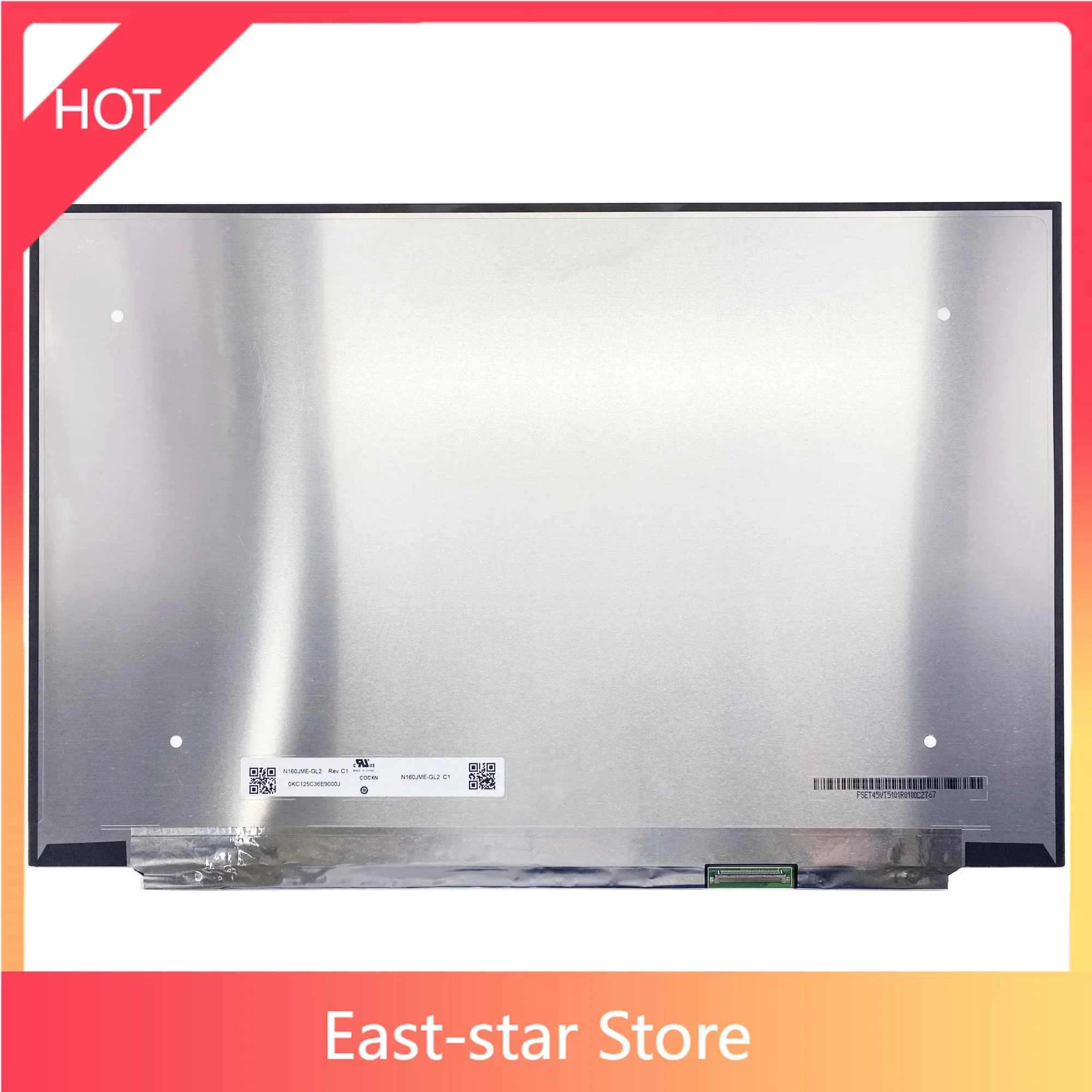 N160JME-GL2 16.0 inch Laptop LCD Screen Display Panel Matrix EDP 40 Pins 1920*1200 100% sRGB