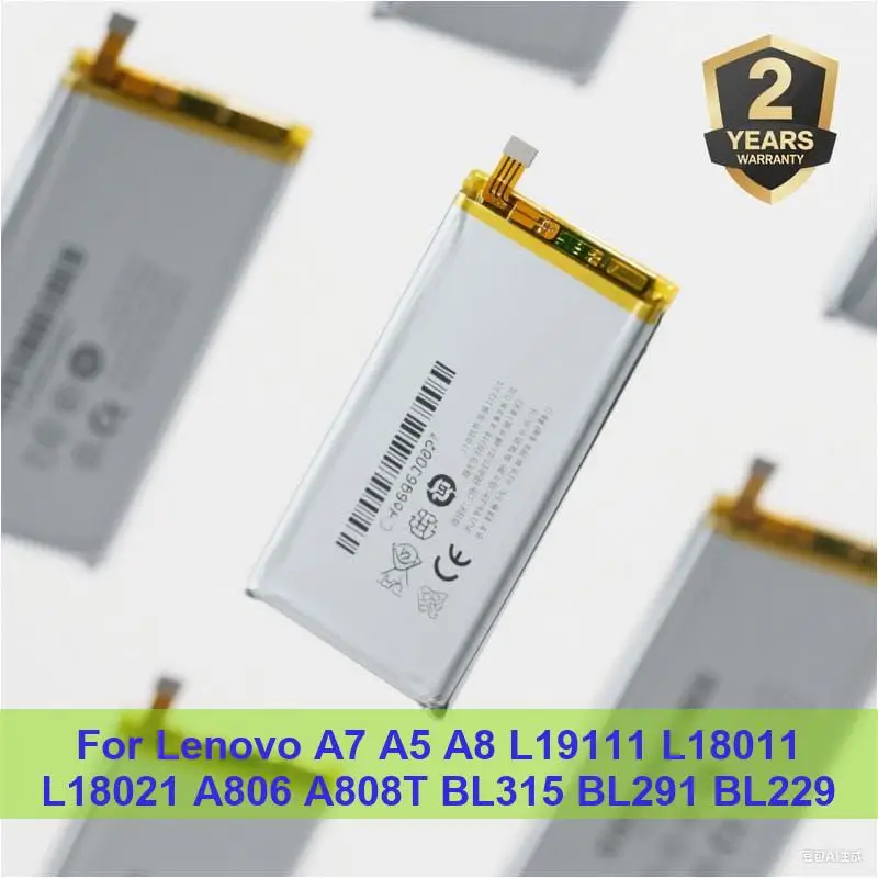 

Battery For Lenovo A7 A5 A8 L19111 L18011 L18021 A806 A808T BL315 BL291 BL229
