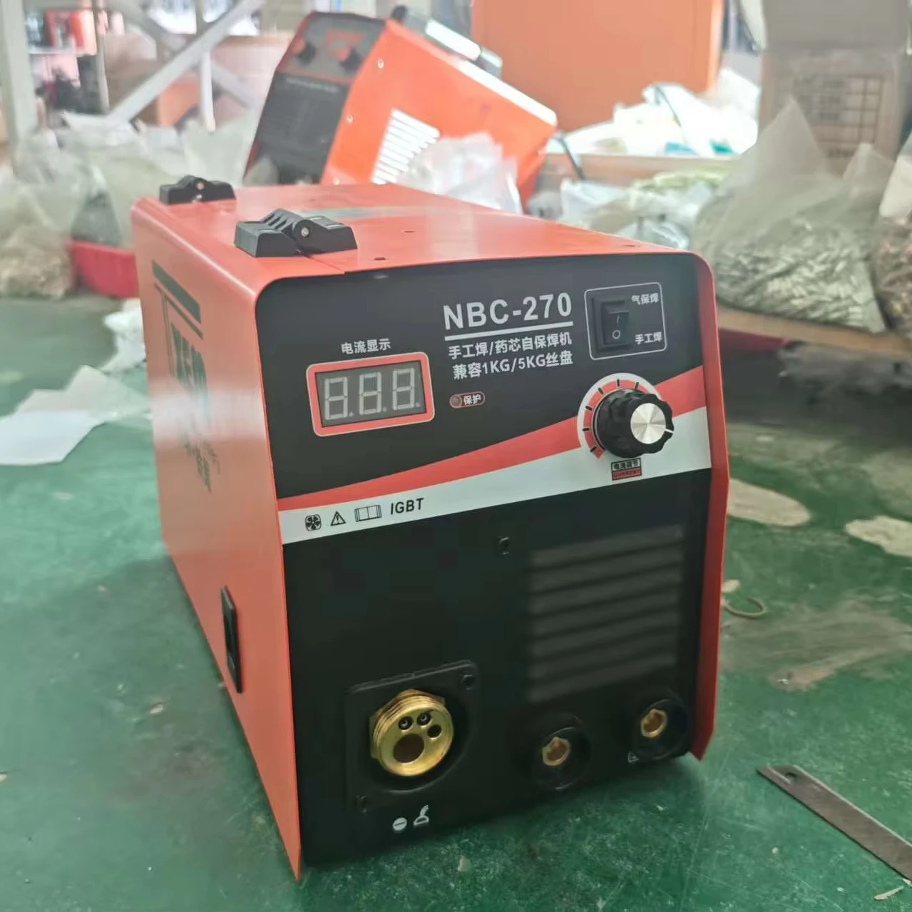

MIG 270AMP Flux No Gas 2 In 1 IGBT Portable Welding Machine Maquinas De Soldar Inversion Arc Mma Welder Machine
