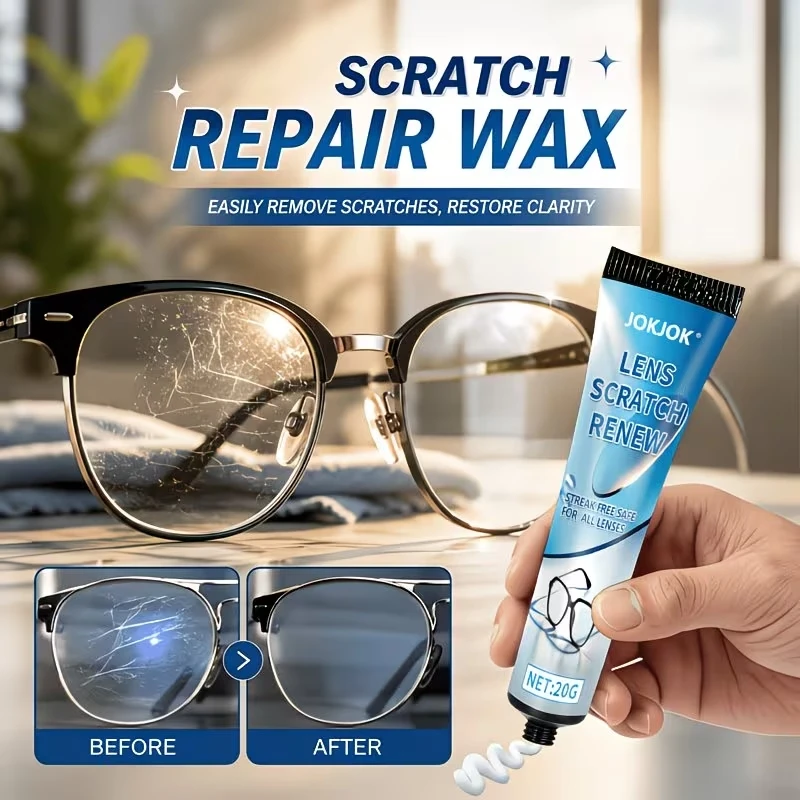 JOKJOK Multi-purpose Nano Glass Repair Set | Remove Scratches, Fix Yellowing & Restore Worn Surfaces, Compatible with Eyewear