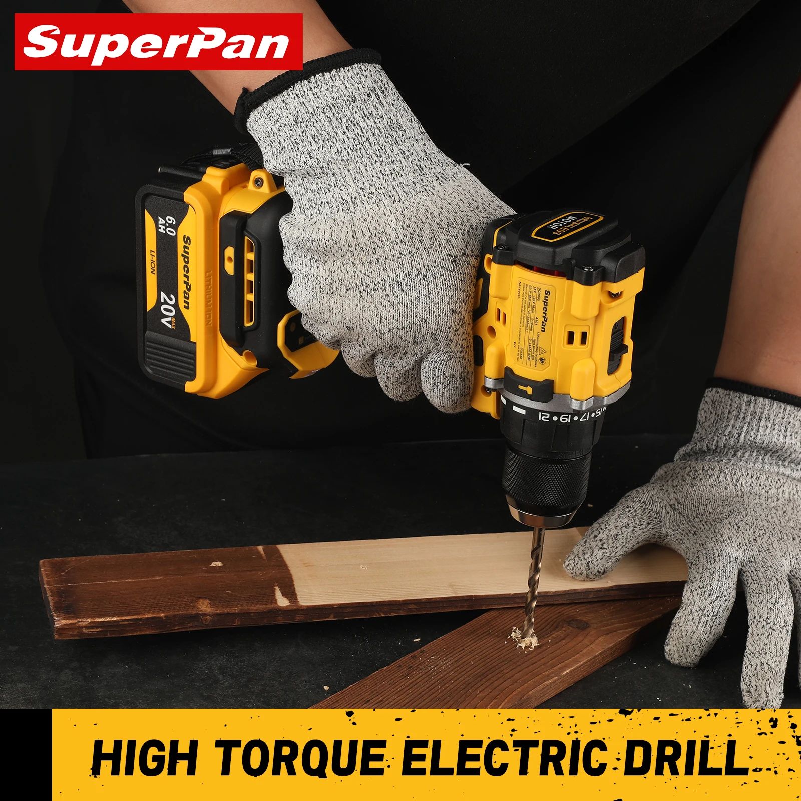 طقم مثقاب بدون فرشاة 20 فولت للإصلاح الاحترافي لحفر متعدد الوظائف لدبابيس بطارية ديوالت 18 فولت