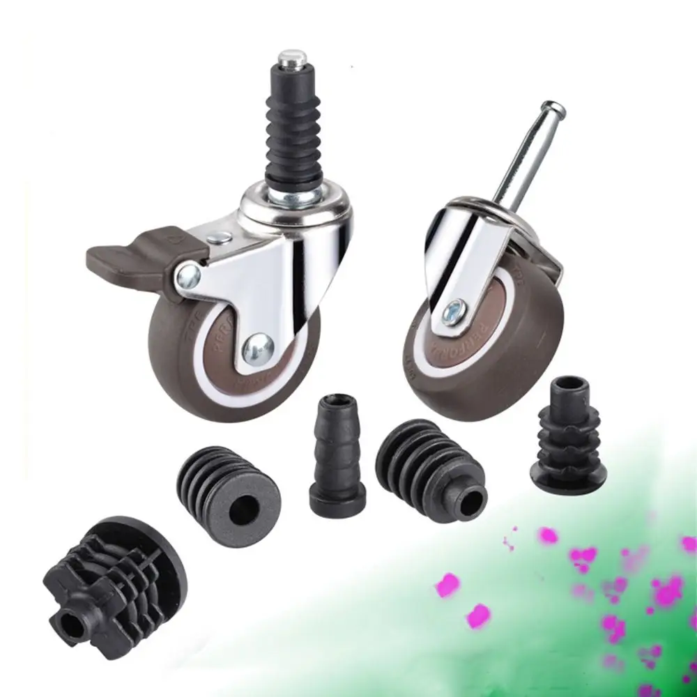 

New ABS Caster Rubber Cap Mute Replacement Trolley Case Wheels Rubber Suitcase Wheel Parts Coated Wheel Parts