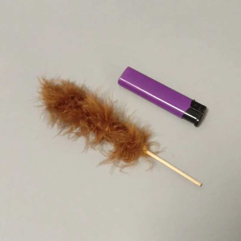 

Модель перьевой пыли в масштабе 1/6, реквизит для сцены мебели, подвижные аксессуары для кукол 12 дюймов, коллекционные демонстрационные игрушки, статическое украшение